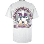 NHL (Trench) - Anaheim Mighty Ducks Breakout T-Shirt 1990s Large Vintage Retro Hockey