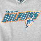 NFL (Lee) - Miami Dolphins Embroidered Crew Neck Sweatshirt 1990s XX-Large Vintage Retro Football
