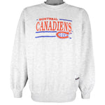 NHL (Ravens) - Montreal Canadiens Embroidered Crew Neck Sweatshirt 1990s Medium