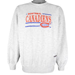 NHL (Ravens) - Montreal Canadiens Embroidered Crew Neck Sweatshirt 1990s Medium Vintage Retro Hockey