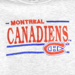 NHL (Ravens) - Montreal Canadiens Embroidered Crew Neck Sweatshirt 1990s Medium Vintage Retro Hockey