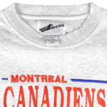 NHL (Ravens) - Montreal Canadiens Embroidered Crew Neck Sweatshirt 1990s Medium Vintage Retro Hockey