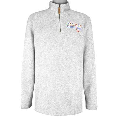 NHL (CCM) - Washington Capitals 1/4 Zip Sweatshirt 2000s X-Large