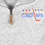 NHL (CCM) - Washington Capitals 1/4 Zip Sweatshirt 2000s X-Large Vintage Retro Hockey