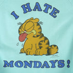 Vintage - Garfield I Hate Monday Crew Neck Sweatshirt 1990s X-Large Vintage Retro