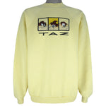 Looney Tunes (Tultex) - Taz Embroidered Crew Neck Sweatshirt 1990s X-Large Vintage Retro