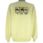 Looney Tunes (Tultex) - Taz Embroidered Crew Neck Sweatshirt 1990s X-Large