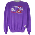 NBA (Ravens Athletics) - Toronto Raptors Embroidered Crew Neck Sweatshirt 1990s X-Large Vintage Retro Basketball