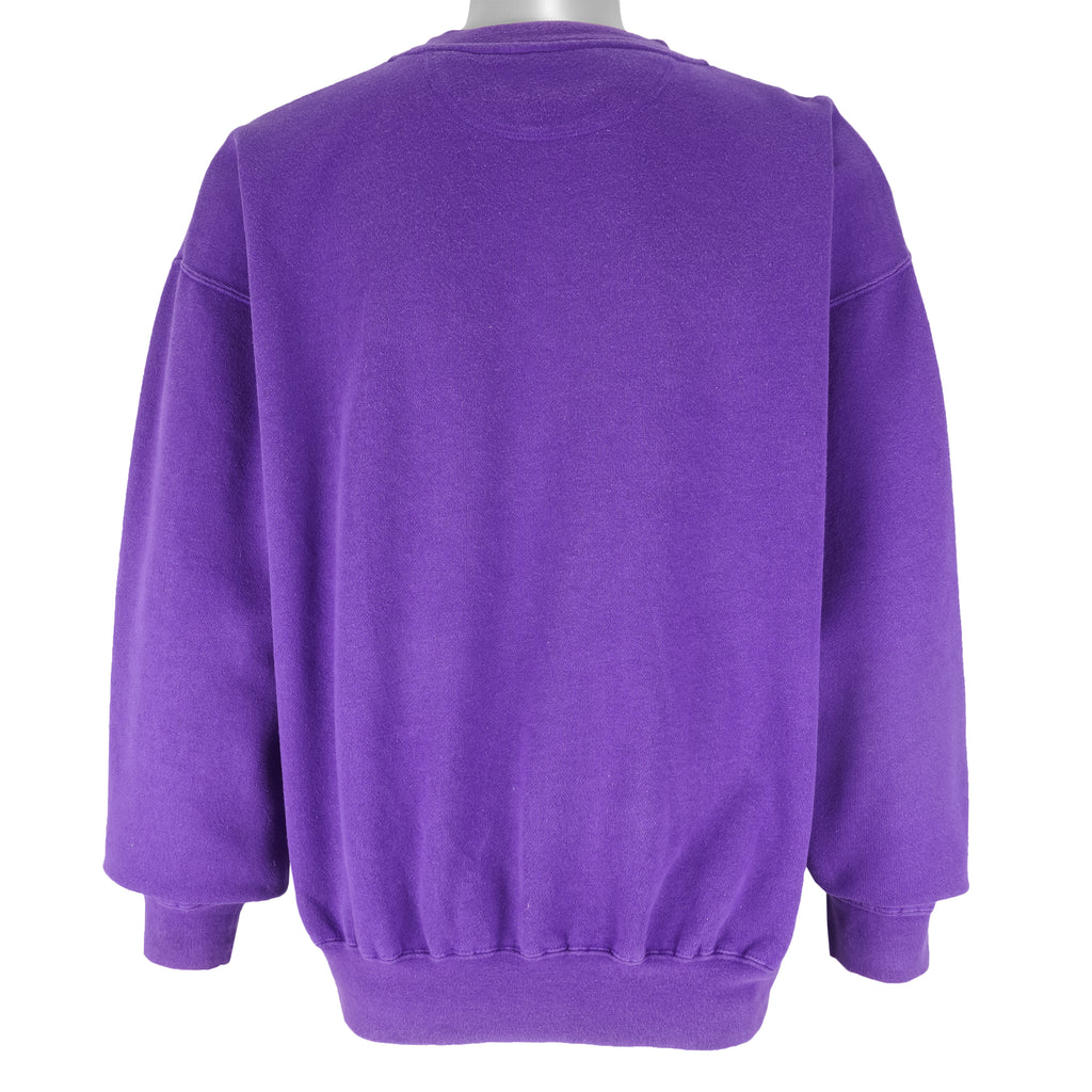 NBA (Ravens Athletics) - Toronto Raptors Embroidered Crew Neck Sweatshirt 1990s X-Large Vintage Retro Basketball