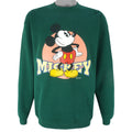 Disney (Jerzees) - Mickey Mouse Crew Neck Sweatshirt 1990s Large Vintage Retro