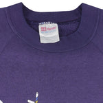 NCAA (Hanes) - West Virginia Mountaineers X Taz Crew Neck Sweatshirt 1996 X-Large Vintage Retro Football College