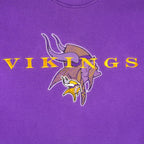 Starter - Minnesota Vikings Embroidered Crew Neck Sweatshirt 1990s X-Large Vintage Retro Football