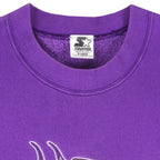 Starter - Minnesota Vikings Embroidered Crew Neck Sweatshirt 1990s X-Large Vintage Retro Football