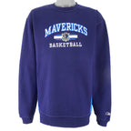 Reebok - Dallas Mavericks Embroidered Crew Neck Sweatshirt 1990s Large Vintage Retro Basketball