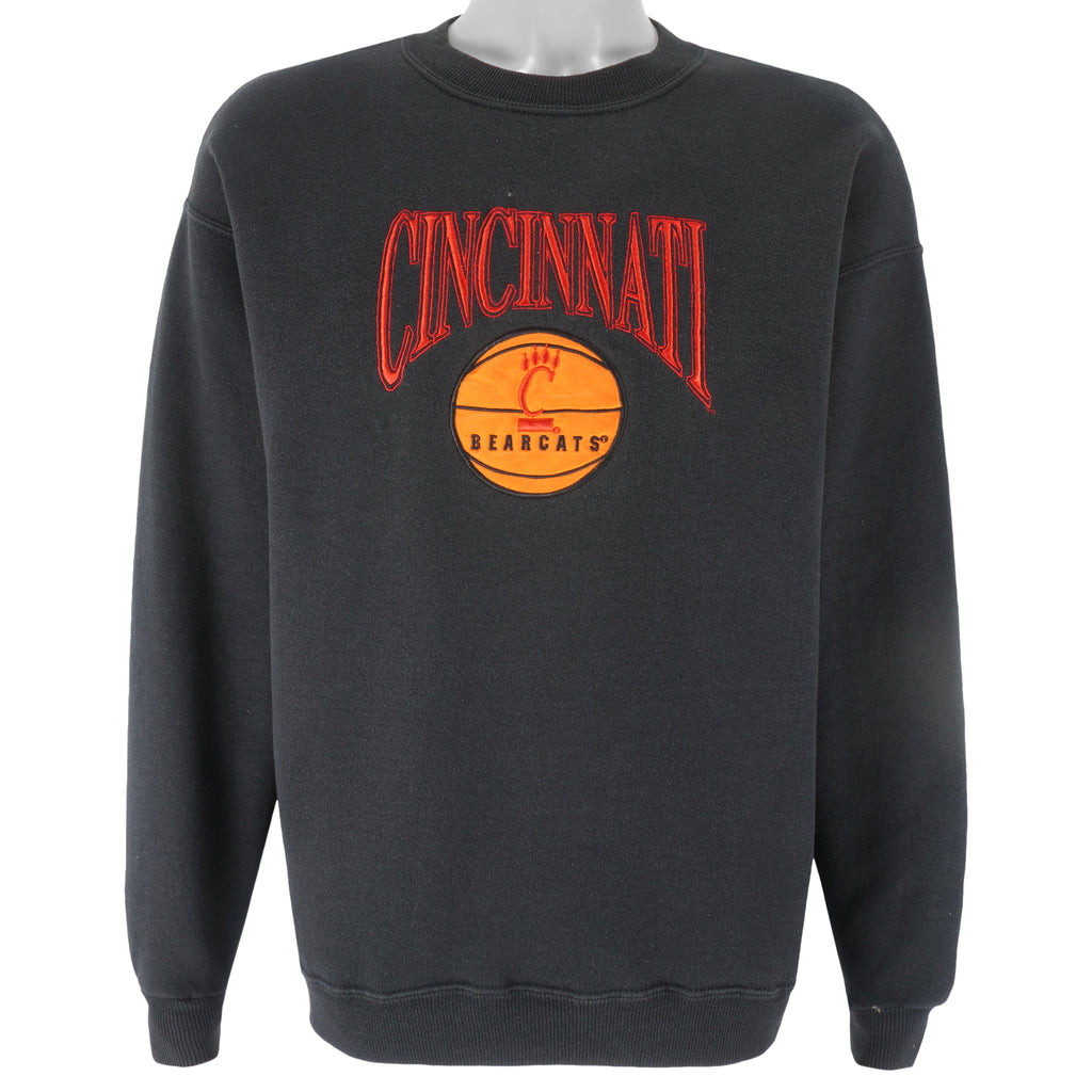 NCAA (B-Wear) - Cincinnati Bearcats Embroidered Crew Neck Sweatshirt 1990s Large Vintage Retro Football College