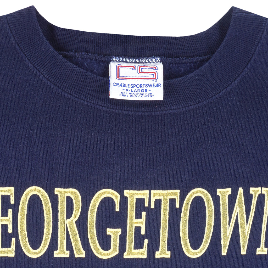 NCAA (CS) - Georgetown Hoyas Crew Neck Sweatshirt 1992 X-Large Vintage Retro