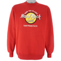 Vintage (Hard Rock) - San Francisco Embroidered Crew Neck Sweatshirt 1990s Large Vintage Retro