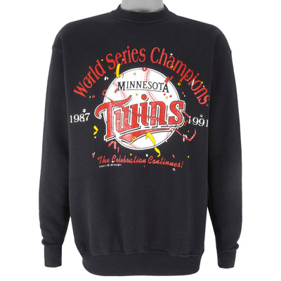 MLB (HL Miller) - Minnesota Twins World Champions Series Sweatshirt 1991 Large