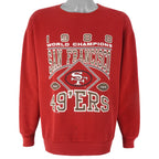 NFL (Artex) - San Francisco 49ers World Champion Crew Neck Sweatshirt 1989 Large Vintage Retro Football