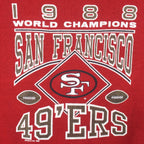 NFL (Artex) - San Francisco 49ers World Champion Crew Neck Sweatshirt 1989 Large Vintage Retro Football