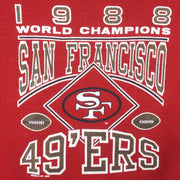 NFL (Artex) - San Francisco 49ers World Champion Crew Neck Sweatshirt 1989 Large Vintage Retro Football