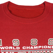 NFL (Artex) - San Francisco 49ers World Champion Crew Neck Sweatshirt 1989 Large Vintage Retro Football