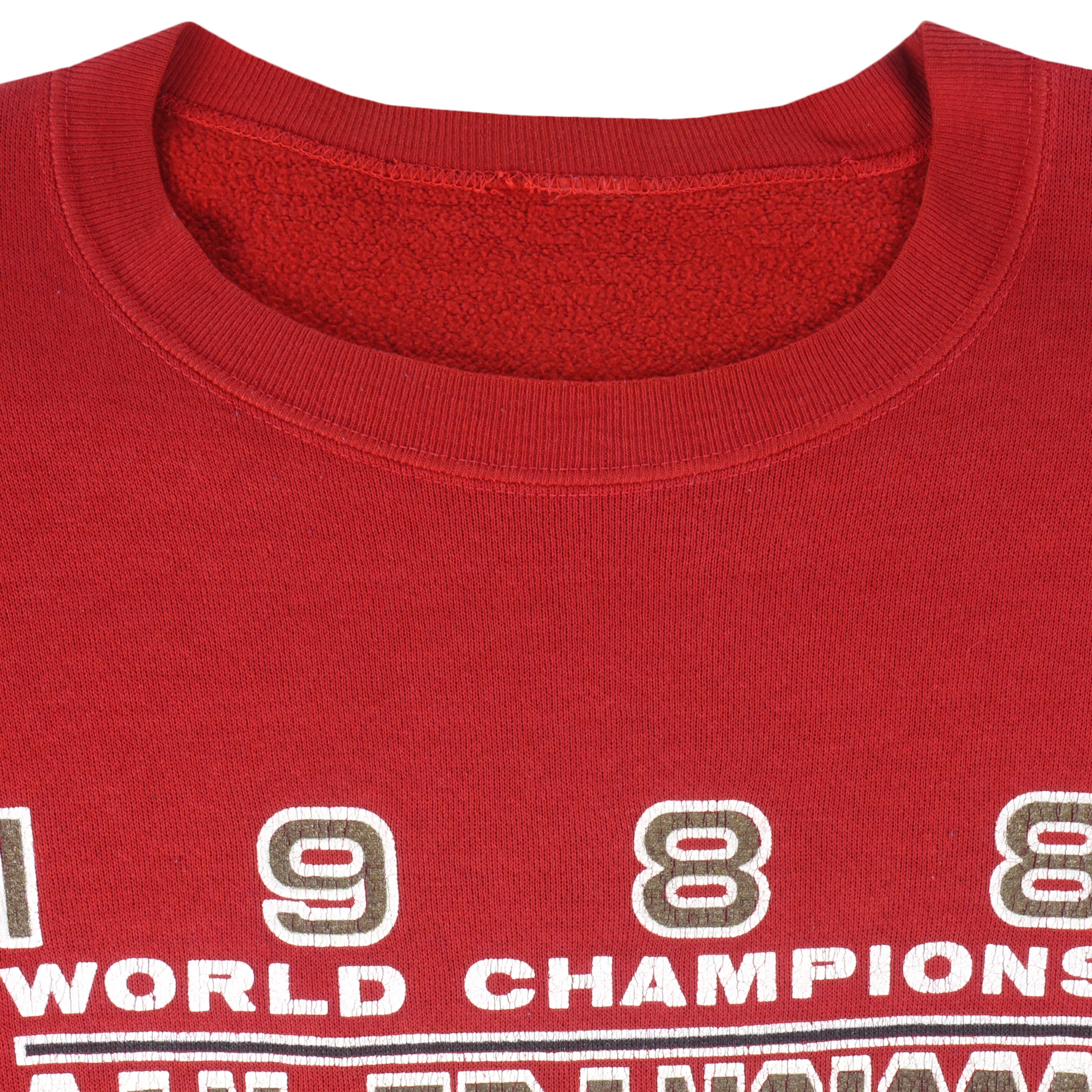NFL (Artex) - San Francisco 49ers World Champion Crew Neck Sweatshirt 1989 Large Vintage Retro Football