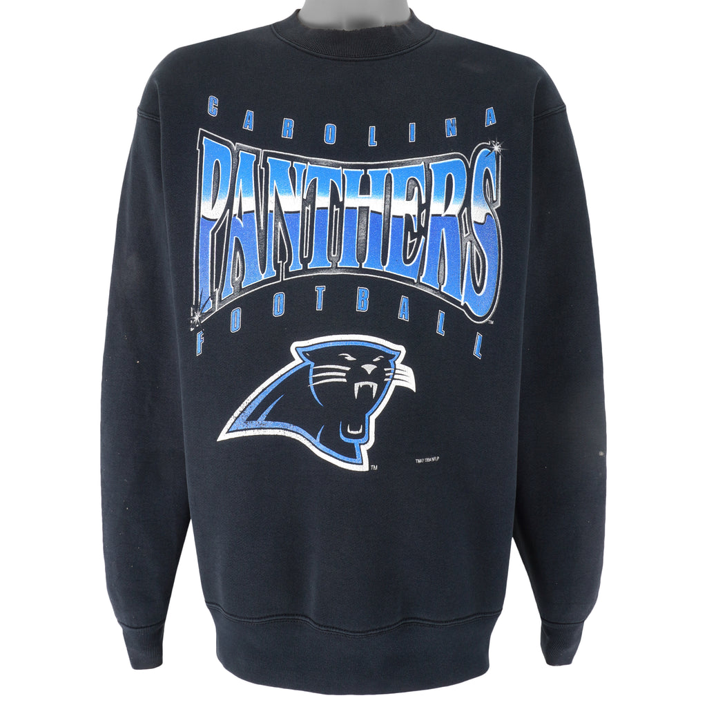 NFL (Salem) - Carolina Panthers Crew Neck Sweatshirt 1994 Large Vintage Retro Football