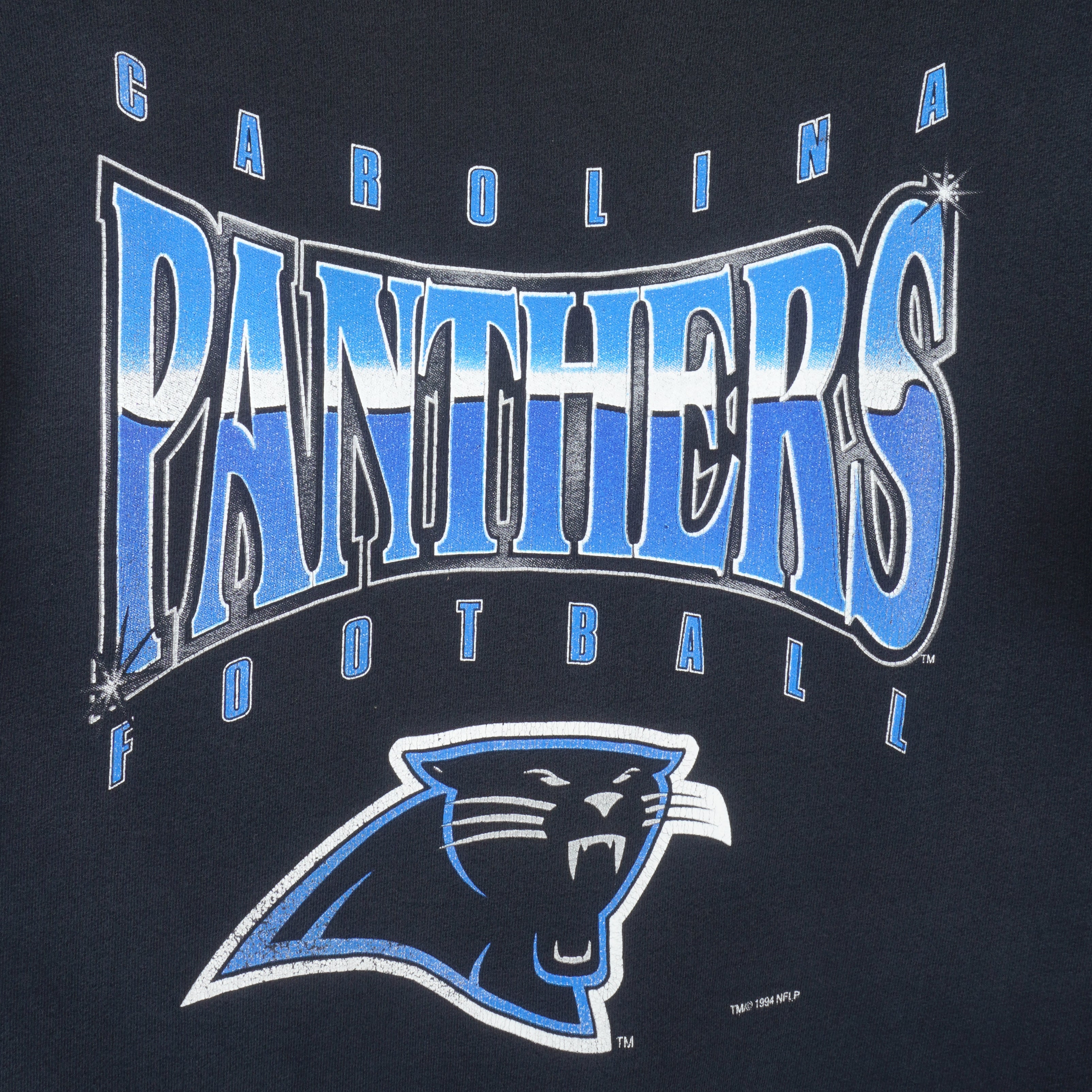 NFL (Salem) - Carolina Panthers Crew Neck Sweatshirt 1994 Large Vintage Retro Football