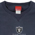 Reebok - Oakland Raiders Embroidered Crew Neck Sweatshirt 1990s Large Vintage Retro Football
