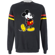 Disney - Mickey Mouse Crew Neck Sweatshirt 1980s X-Large Vintage Retro