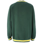 NFL (Logo 7) - Green Bay Packers Embroidered Crew Neck Sweatshirt 1990s X-Large Vintage Retro Football