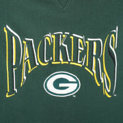 NFL (Logo 7) - Green Bay Packers Embroidered Crew Neck Sweatshirt 1990s X-Large Vintage Retro Football