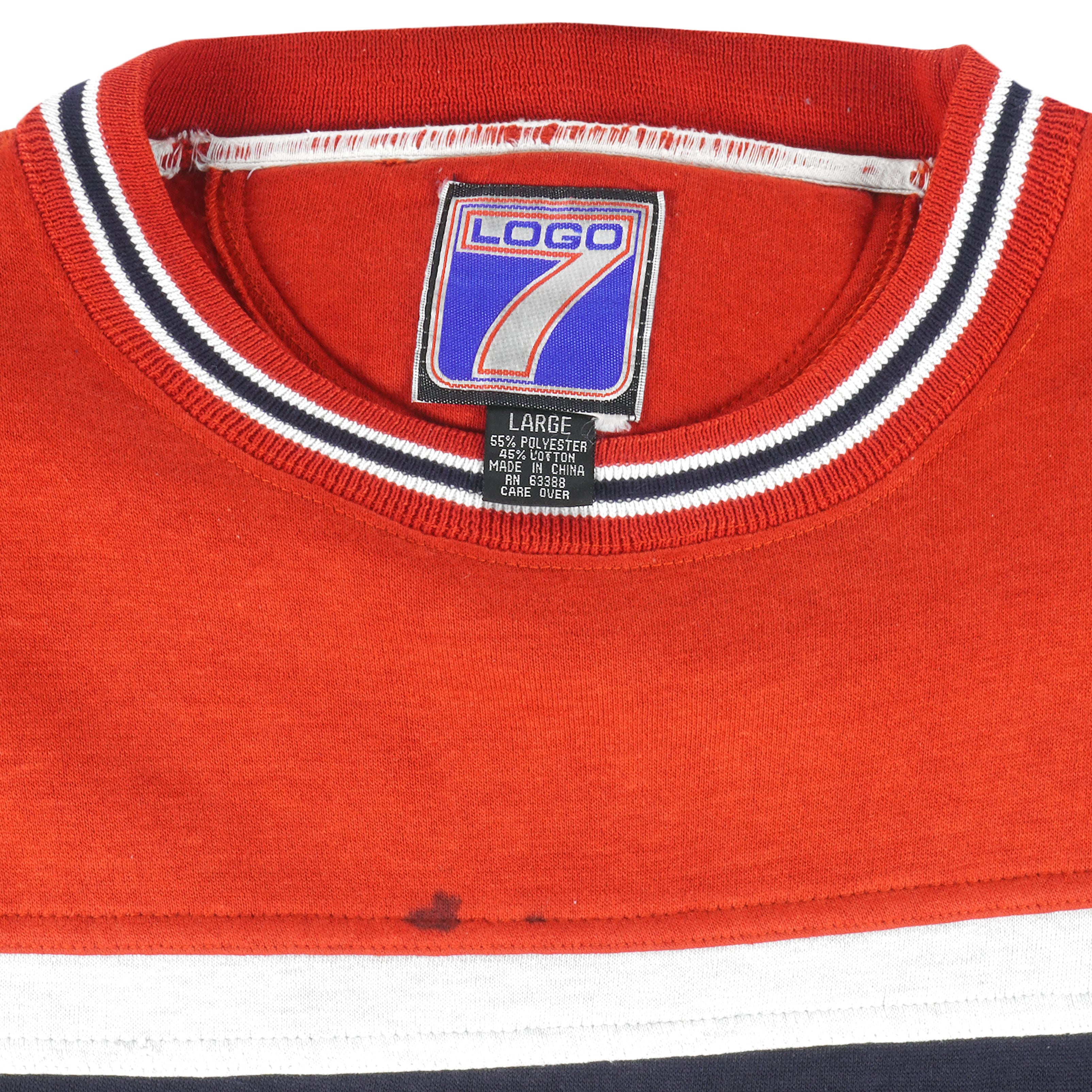 NFL (Logo 7) - Kansas City Chiefs Crew Neck Sweatshirt 1990s Large Vintage Retro Football