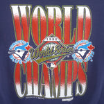 MLB (Trench) - Toronto Blue Jays Crew Neck Sweatshirt 1992 X-Large Vintage Retro Baseball