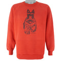 Vintage - Cairn Terrier Dog Breed Crew Neck Sweatshirt 1990s Large Vintage Retro