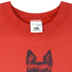 Vintage - Cairn Terrier Dog Breed Crew Neck Sweatshirt 1990s Large Vintage Retro