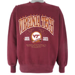 NCAA (Midwest) - Virginia Tech Hokies Fighting Gobblers Sweatshirt 1990s Medium Vintage Retro Football College