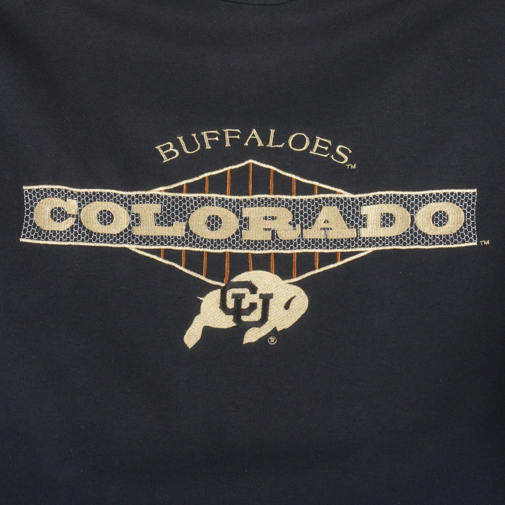 Starter (NCAA) - Colorado Buffaloes Crew Neck Sweatshirt 1990s X-Large Vintage Retro Football College