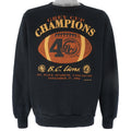 CFL (Waves) - BC Lions Grey Cup Champions Crew Neck Sweatshirt 1994 Large Vintage Retro Football