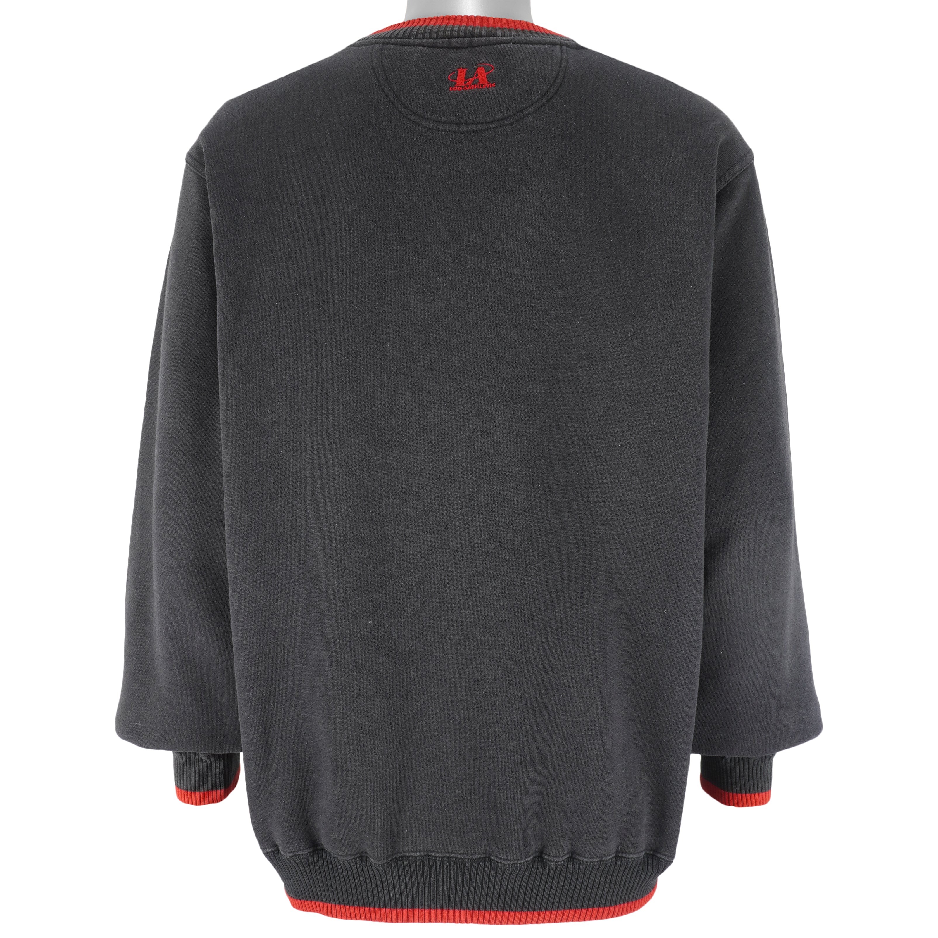 NFL (Logo Athletic) - San Francisco 49ers Embroidered Sweatshirt 1990s Large Vintage Retro Football
