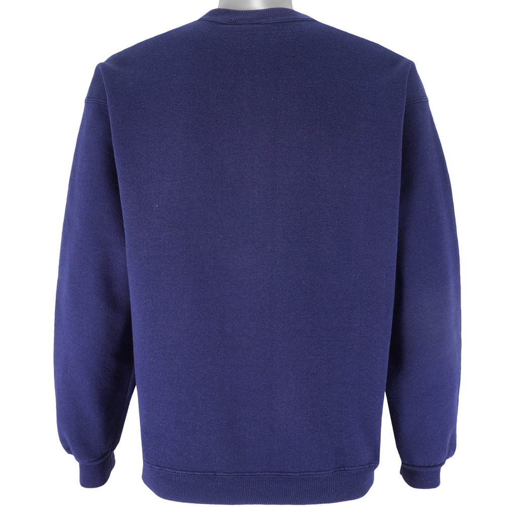 NFL (Hanes) - Dallas Cowboys Crew Neck Sweatshirt 1996 Medium Vintage Retro Football 
