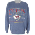 NFL (Lee) - Kansas City Chiefs Crew Neck Sweatshirt 1996 Large Vintage Retro Football