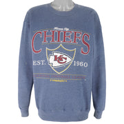 NFL (Lee) - Kansas City Chiefs Crew Neck Sweatshirt 1996 Large Vintage Retro Football