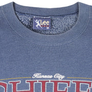 NFL (Lee) - Kansas City Chiefs Crew Neck Sweatshirt 1996 Large Vintage Retro Football