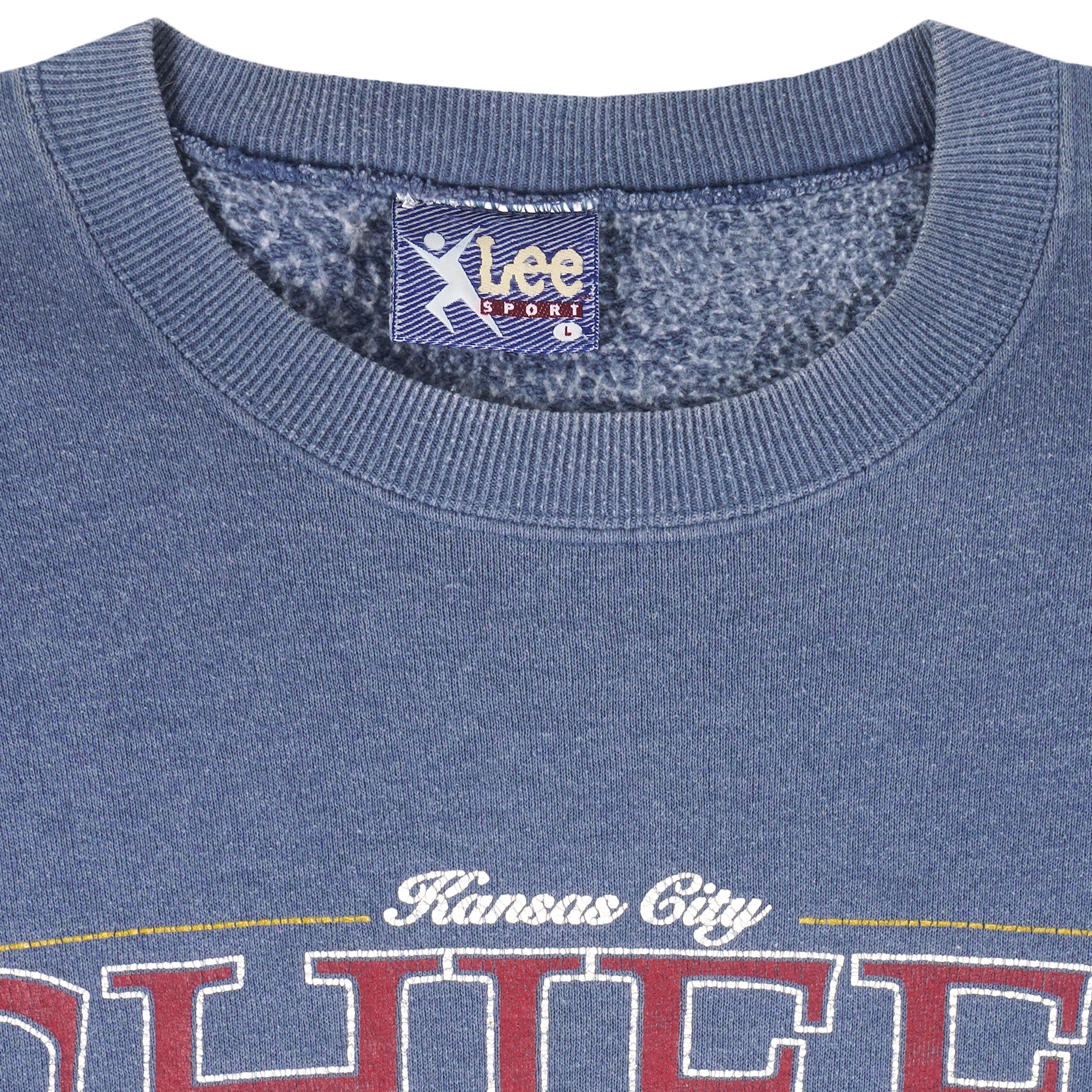 NFL (Lee) - Kansas City Chiefs Crew Neck Sweatshirt 1996 Large Vintage Retro Football