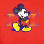 Disney (Genus) - Mickey Mouse Embroidered Crew Neck Sweatshirt 1990s X-Large Vintage Retro