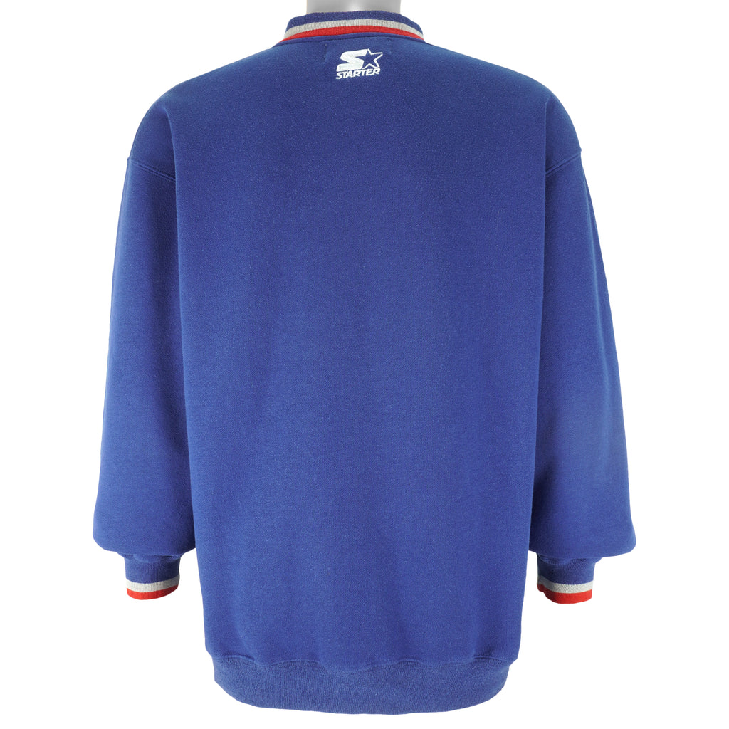 Starter - New England Patriots Embroidered Crew Neck Sweatshirt 1990s Large Vintage Retro Football