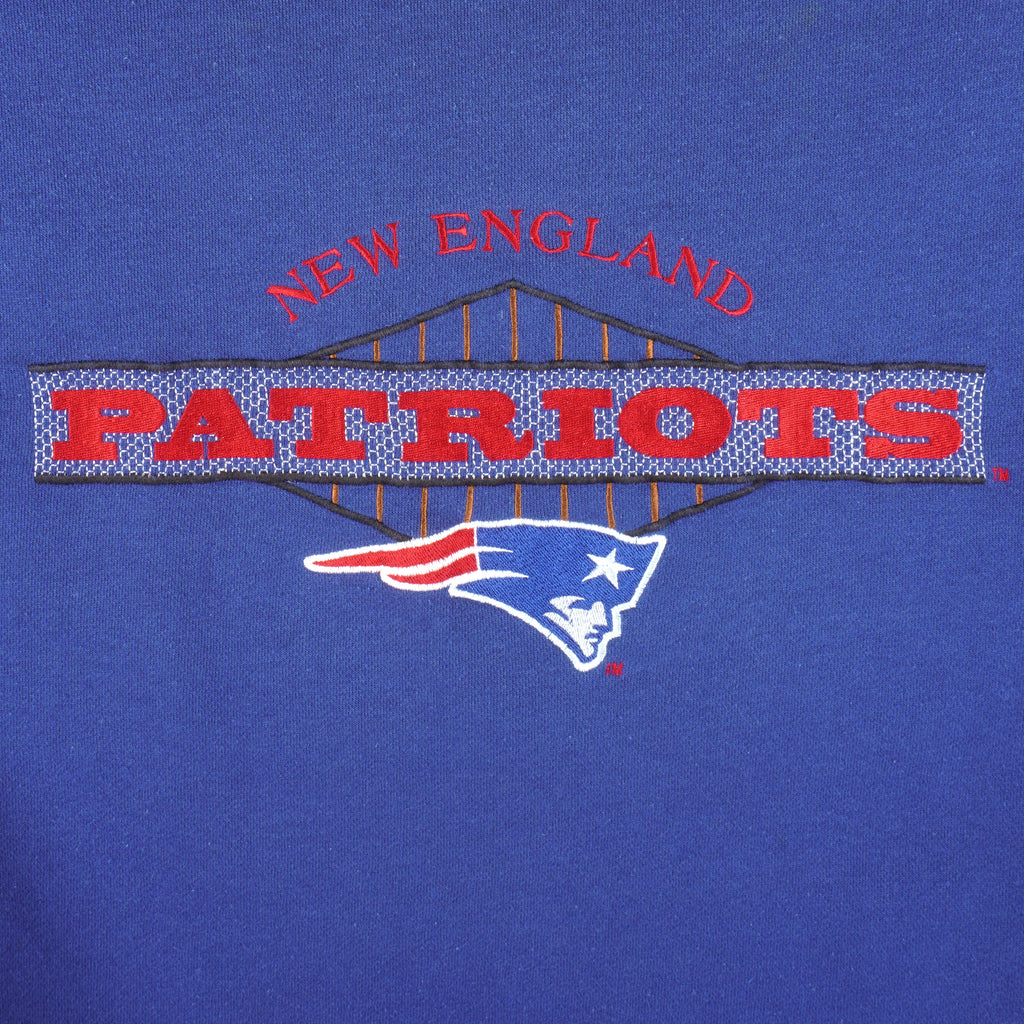 Starter - New England Patriots Embroidered Crew Neck Sweatshirt 1990s Large Vintage Retro Football