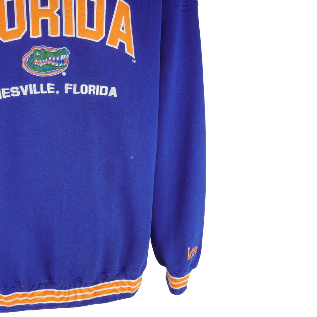 NCAA (Lee) - Florida Gators Embroidered Crew Neck Sweatshirt 1990s X-Large Vintage Retro Football College
